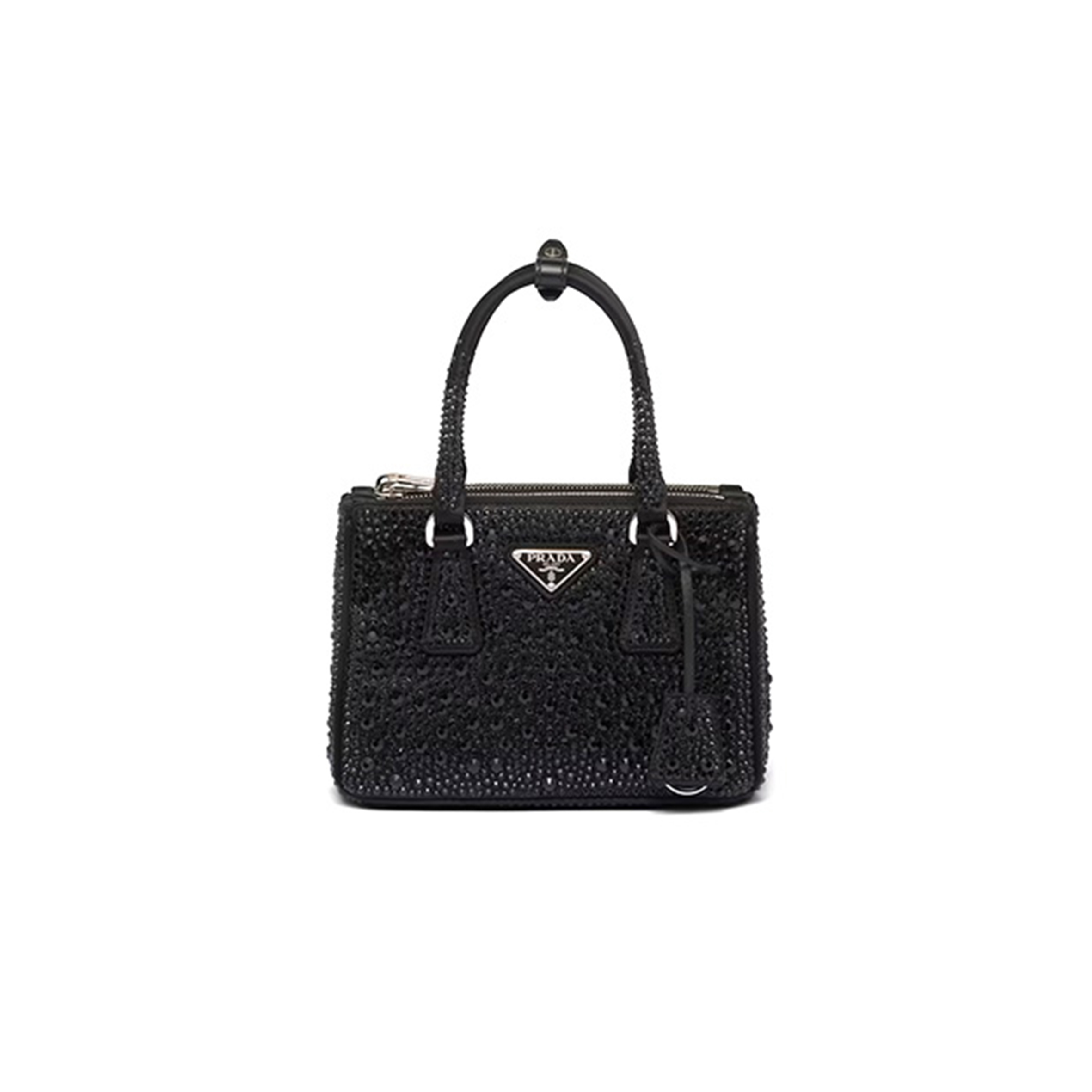 Pra*a galleria satin mini-bag with crystals 1ba906 (20*14.5*9.5cm)